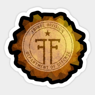 Fringe amber Sticker